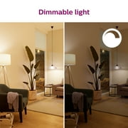 Philips Wi-Fi Connected LED 60-Watt ST19 Filament Tubular Light Bulb, Clear Tunable White, Non-Dimmable, E26 Base (1-Pack)