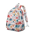 thumbnail image 2 of Cute Dinosaur Pattern Backpack for School,Cute School Bag,Schoolbag with Adjustable Shoulder Straps & Padded Back,13.4"x11"x4.7", 2 of 6