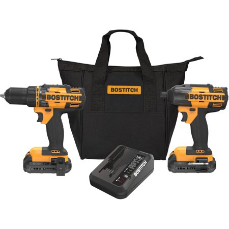 Bostitch 18 Volt Lithium Ion 2 Tool Combo Kit Btck411l2 Brickseek