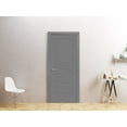 thumbnail image 4 of Slab Door Panel 28 x 96 inches / Mela 7001 Painted Grey / Modern Finished Doors / Pocket Closet Sliding Barn, 4 of 5