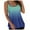 Blue, variant on Ramiter Women No Bottom Modest Swimwear Tops Tankini Top Only Push Up Swimsuits Tummy Control Bathing Suit Black,M