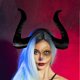 thumbnail image 5 of GOOHOCHY Diadema de cuernos de diablo, diadema para disfraz de Halloween, accesorio para disfraz de diablo, 5 of 8
