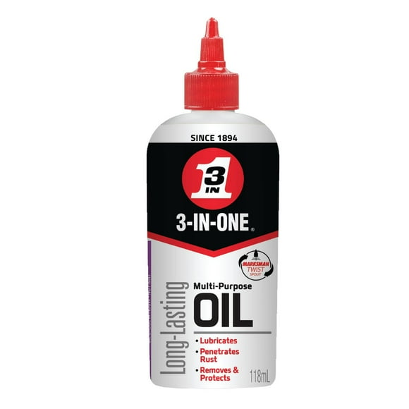 Huile liquide à lubrifie avec usages multiples 3-EN-UNE - 118ml Avec application précis