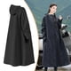 thumbnail image 5 of Poncho de lluvia para bicicleta eléctrica, cómodo y largo, impermeable. Negro XL, 5 of 8