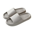 thumbnail image 2 of Aueoeo Soft Shower Shoes Slides For Women Men Lightweight Pillow Sandals Bathroom Slippers Indoor Cute EVA Slippers Non-slip Sandals, 2 of 3