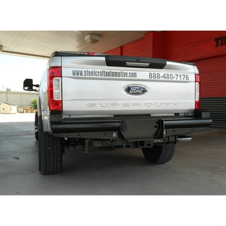 Steelcraft Automotive HD21380 STCHD21380 17-17 F250/F350 SUPER DUTY HEAVY DUTY REAR REPLACEMENT BUMPER BLACK