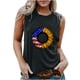 thumbnail image 1 of Chaleco estampado para mujer del Día de la Independencia, blusa de verano para niñas adultas Pompotops  FGAJ13505, 1 of 5