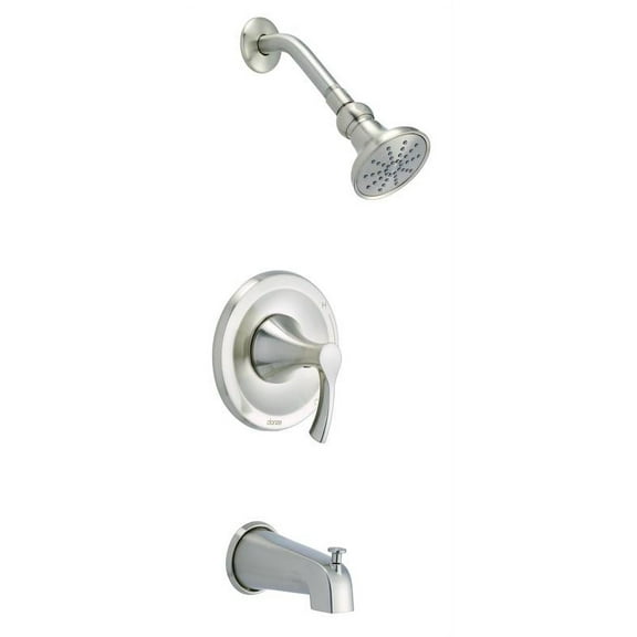Danze D500122BNTC Antioch Tub and Shower Trim and Treysta Cartridge, Brushed Nickel
