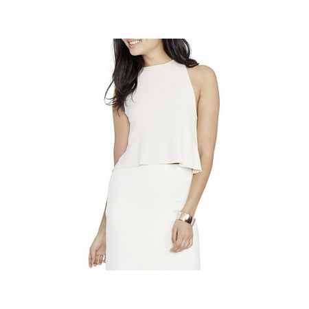 Sleeveless Natural - Rachel Rachel Roy Womens Sleeveless Cross-Back Tank Top Sweater