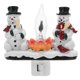 thumbnail image 1 of Luz de noche de muñeco de nieve con efecto parpadeante de fogata, decoración navideña enchufable para fiestas, pasillos, salas de estar, escaleras., 1 of 7