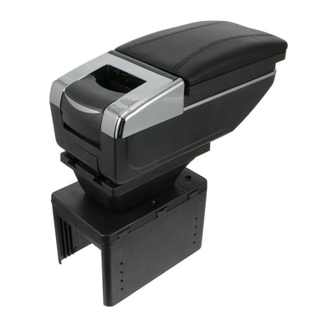 

HOMEMAXS Automobile Armrest Console Armrest Cushion Extendable DIY Armrest Storage Box