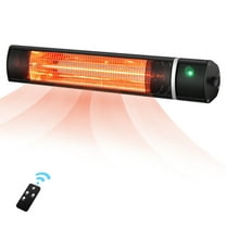 YouLoveIt Electric Heater 1500W Outdoor Heater Wall Mounted Infrared Space Heater Fast Heat Ceiling Hang for Garage IP65 Remote Control, Outdoor Heater