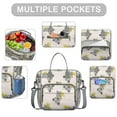 thumbnail image 2 of Koala Bear Print Insulated Lunch Tote Bag - Large Leakproof Cooler Bag with Multi-Pocket for Office, Picnic & Travel, Cute Animal Cartoon Pattern Waterproof Thermal Food Storage Bag, 2 of 6