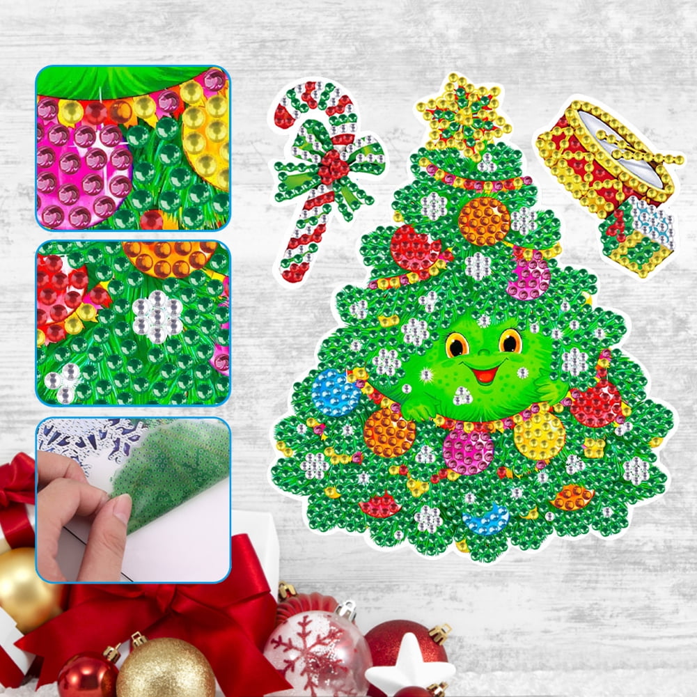 DIY Diamonds Mosaic Sticker Art Crafts 5D Handmade Christmas Kits
