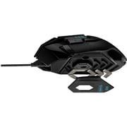 Logitech G502 HERO High Performance Wired Gaming Mouse, HERO 25K Sensor, 25,600 DPI, RGB, Adjustable Weights, Black