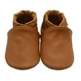 thumbnail image 3 of YALION Baby Boys Girls Shoes Crawling Slipper Toddler Infant Soft Leather First Walking Moccasins (18-24 Mos, Orange-Brown), 3 of 6
