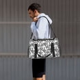 thumbnail image 7 of Rateoe Hand Drawn Snake Pattern Gym Bag for Women, Duffle Bag for Travel with Wet Pocket, Carry on Weekender Bags for Women, Water Resistant Travel Bag Duffel Bag, 7 of 7