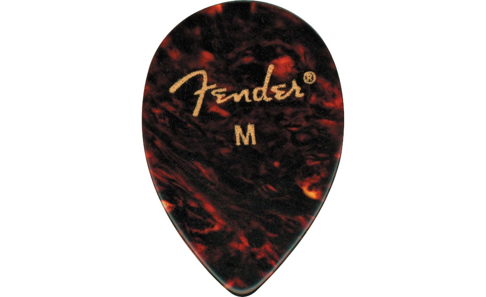 Fender 358 Teardrop Shape Tortoise Shell Guitar Picks-Thin - 72-Pack (1/2 Gross)