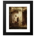 thumbnail image 2 of Alexandre-Gabriel Decamps 15x18 Black Modern Framed Museum Art Print Titled - Turkish Children with a Fountain (1846), 2 of 5
