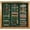 Oak, variant on Eureka Golf Pencil Display Case with Acrylic Cover | Holds 96 Round or Octagonal Pencils | Cherry Finish | USA Made