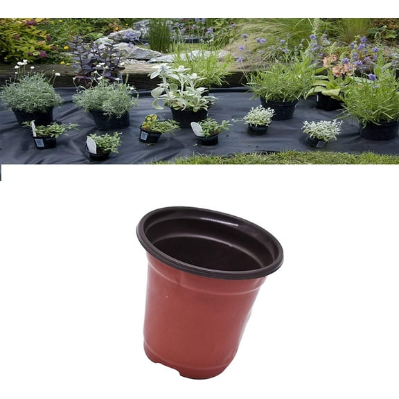 Plastic Plant Flower Pots Nursery Seedlings Pot Plant 100Pcs