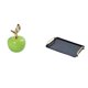 thumbnail image 1 of Estatua,Escultura de fruta artificial,estatua y artesanía,Colección de figuras de cerámica para decoración del hogar,Bandeja para servir,Bandeja para servir con asas para guardar cosméticos, 1 of 8