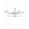 thumbnail image 5 of Maxim 88766 Condor 65" 8 Blade Indoor / Outdoor Ceiling Fan - Black, 5 of 5