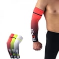 thumbnail image 2 of 1 Pair Arm Sleeve Adult Children Polyester Moisture Wicking Breathable Cooling Sunshade Hand Elbow Protection Cover, 2 of 6