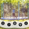 thumbnail image 5 of Trampoline Net,Hengu Trampoline Replacement Enclosure Net for 12ft 13ft 14ft 15ft,Weather Resistant,Tear-Proof,NET ONLY, 5 of 8