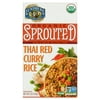 Lundberg Family Farms Organic Sprouted Thai Red Curry Rice, 6 oz, 6 pack