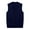 Navy, variant on WREESH Fashion Vest Men'S Wool Sleeveless Waistcoat Loose Knitted Solid Color Cardigan Black