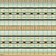 thumbnail image 2 of Folk Fabric by the Yard Upholstery, Themed Colorful Pattern with Horizontal Stripes Kente Style Motif, Decorative Fabric for DIY and Home Accents, Multicolor by Ambesonne, 2 of 5