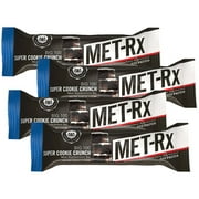 (4 pack) (4 Pack) MET-Rx Super Cookie Crunch Big 100 Colossal Meal Replacement Bar, 3.52 oz
