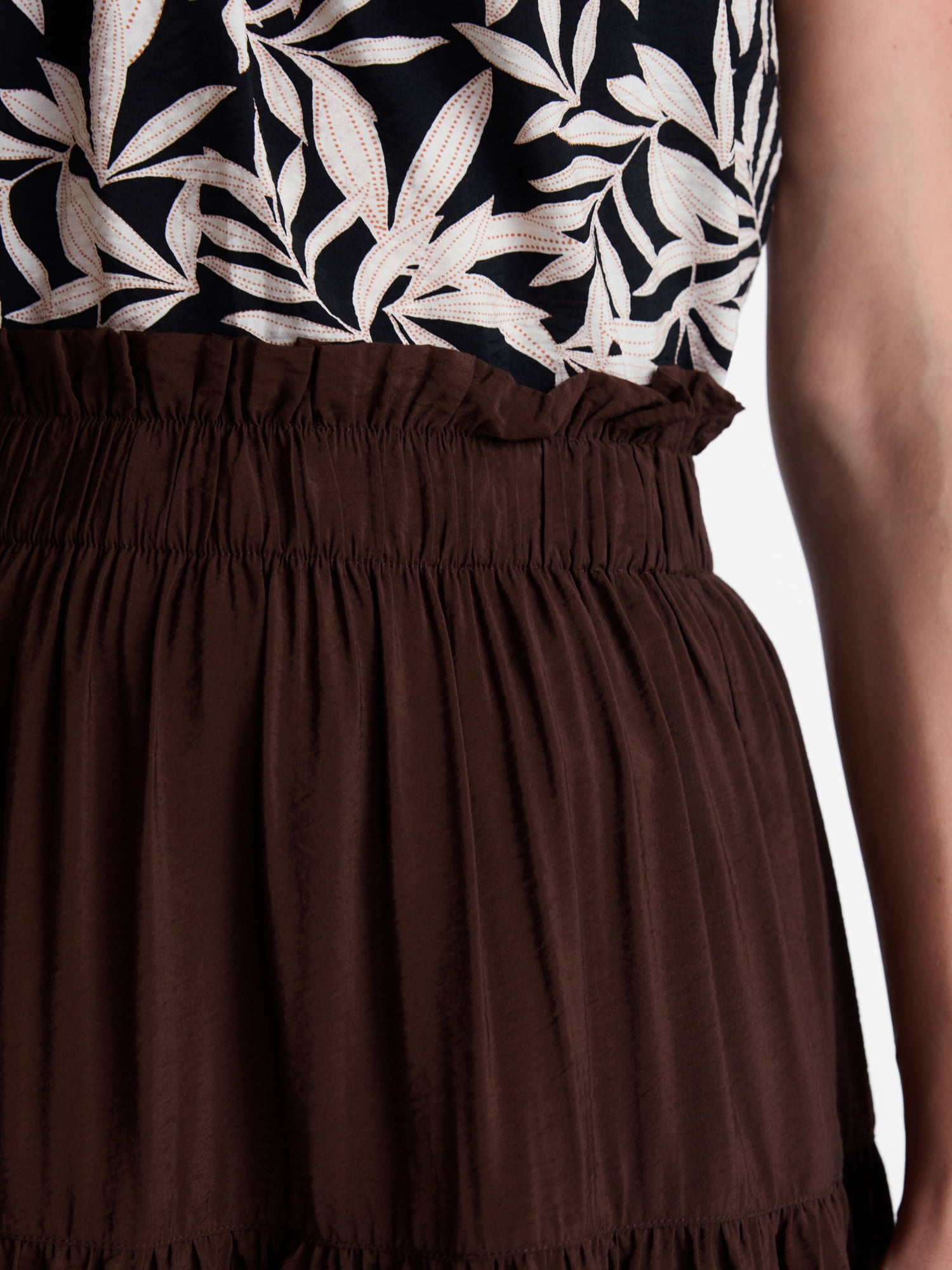 Time and Tru Women’s Tiered Maxi Skirt, Sizes XS-XXXL
