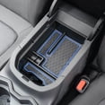 thumbnail image 3 of LAICAIW Organisateur de Console Centrale TACORBO Compatible avec RAV4 2019 2020 2022 2023 2024 Plateau d'Insertion Accessoires, Boîte de Rangement Secondaire pour Accoudoir, Garniture Bleue, 3 of 7