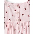 thumbnail image 4 of The Children's Place Baby And Toddler Girls Short Puff Sleeve Bow Smocked Dress, Sizes 6M-5T, 4 of 4
