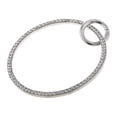 thumbnail image 1 of Langgg Metal Ring Purse Handles with Spring Gate O-Rings for Handbag Making Silver, 1 of 9