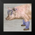 thumbnail image 2 of Reed, Tara 12x12 Black Modern Framed Museum Art Print Titled - Intellectual Animals V Pig in Boots, 2 of 5