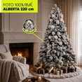 thumbnail image 2 of Árbol de Navidad Nevado Artego 2.20m Premium Pino Artificial Frondoso incluye maleta, 2 of 8