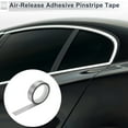 thumbnail image 2 of Unique Bargains 1 Roll Universal Air-Release Adhesive Pinstripe Tape Matte Silver Tone 0.87"x164.04ft, 2 of 6