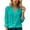 Sky Blue, variant on Womens Long Sleeve Button Down Shirt Blouse Casual Winter Solid Color Cardigan Top For Daily Wear Knitted Maternity Sweater, Size S