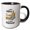 Black/White, variant on 3drose, a Messy Kitchen Is a Sign of Happiness Funny Inspirational Gift, 11oz Magic Transforming Mug