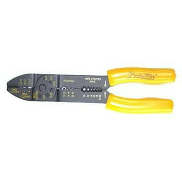 Stanley Tools 8 in. Wire Stripper/Cutter/Crimper, Black/Yellow 