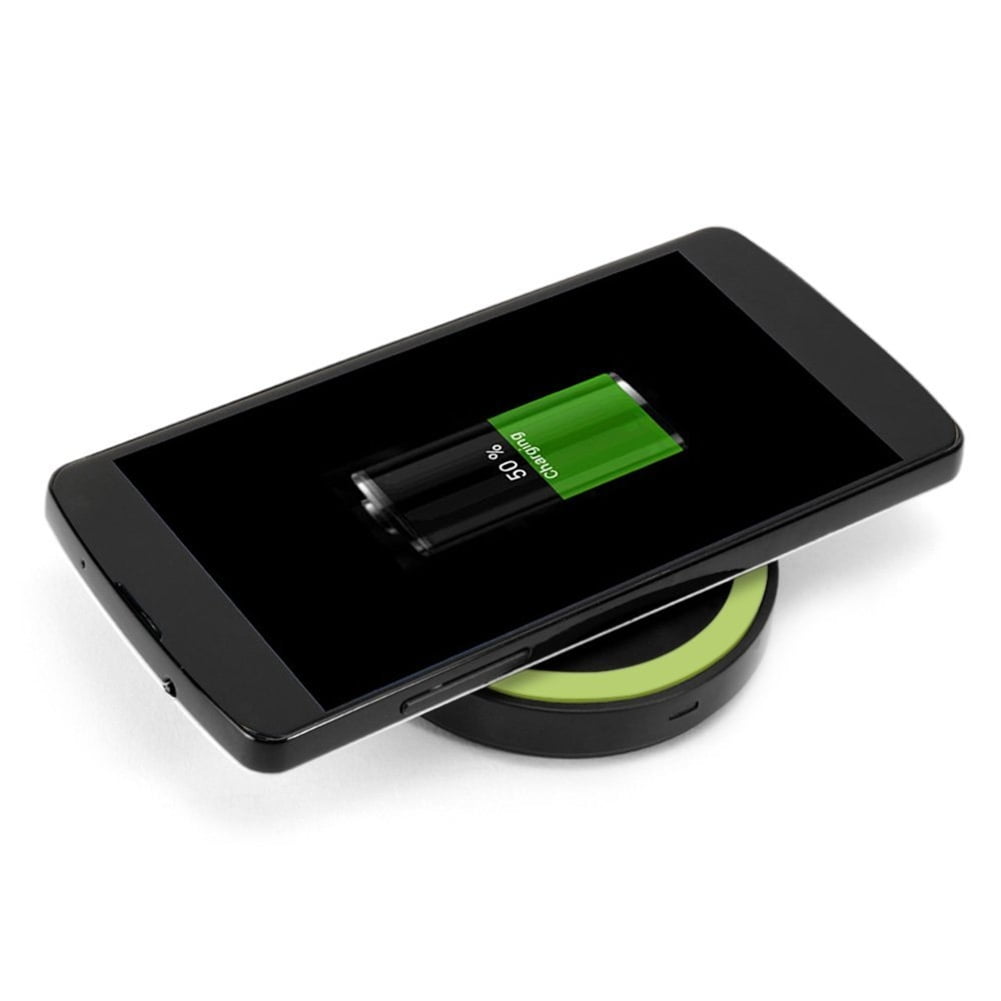 10W Fast Wireless Charger Charging Compact Pad Slim Adapter Non-Slip R1X for iPhone 8 PLUS X - LG G6, V30 - Samsung Galaxy Note8, S6 Edge Edge+ S7 Edge S8 S8+, S9 S9+
