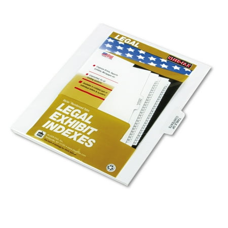 80000 Series Dividers, 1/5 Cut Center Tabs, "Table of Contents", 25/Pack