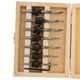 thumbnail image 3 of Juego de brocas avellanadoras, herramientas de perforación para carpintería, escariador de carpintería, 7 Uds., llave hexagonal, 1 ud., 3 of 8