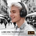 thumbnail image 4 of Auriculares Inalámbricos Bluetooth EKSA P300 con ANC y 100 Horas de Reproducción, 4 of 9