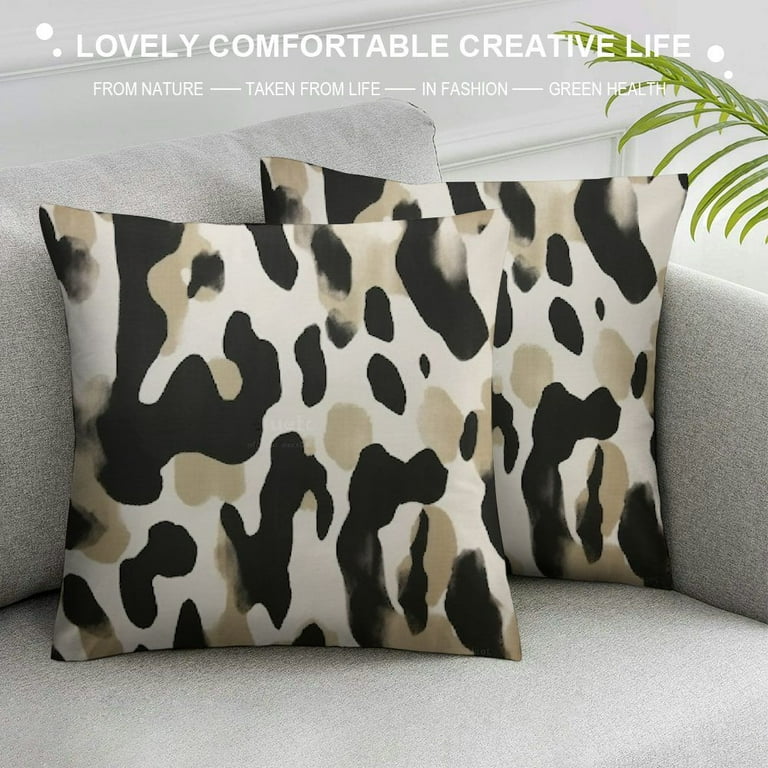 Pillowcase Gray Cheetah Print Pillow CLEARANCE) Big Jungle Cat