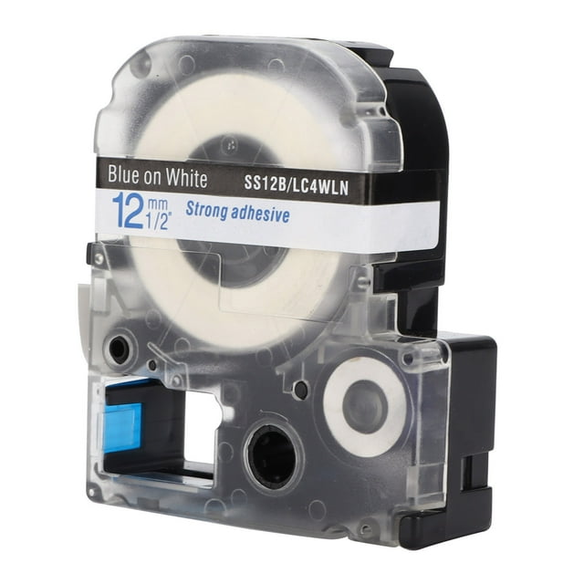 Label Works,Label Tape 12mm Oil‑Proof Label Making Label Printer Tape Optimal Efficiency