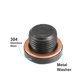 thumbnail image 4 of Ofertas Únicas 4 Pcs Tornillo de Tapón de Drenaje de Aceite de Motor de Acero M18x1.5 con Junta para BMW 545i 550i 650i para Mazda 3 5 6 Negro, 4 of 7